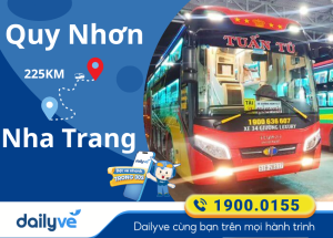 Vé xe từ Quy Nhơn đi Nha Trang