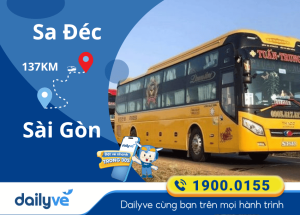 Vé xe từ Sa Đéc đi Sài Gòn