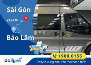 Vé xe từ Sài Gòn đi Bảo Lâm