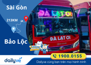 Vé xe Sài Gòn đi Bảo Lộc