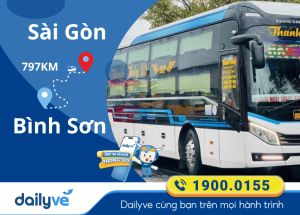 Vé xe từ Sài Gòn đi Bình Sơn