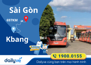 Vé xe từ Sài Gòn đi Kbang