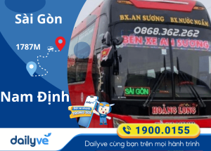 Vé xe từ Sài Gòn đi Nam Định