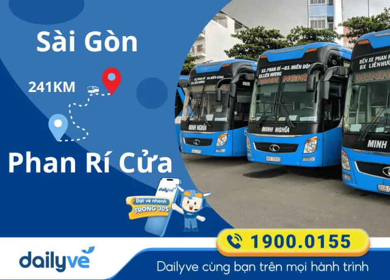 Vé xe từ Sài Gòn đi Phan Rí Cửa