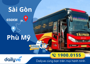 Vé xe từ Sài Gòn đi Phù Mỹ
