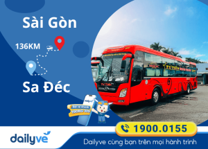 Vé xe từ Sài Gòn đi Sa Đéc
