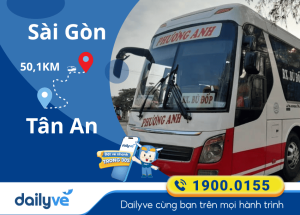 Vé xe từ Sài Gòn đi Tân An