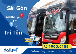 Vé xe từ Sài Gòn đi tri Tôn