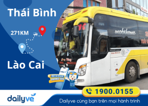 Vé xe từ Thái Bình đi Lào Cai