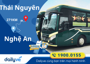 Vé xe từ Thái Nguyên đi Nghệ An