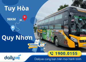 Vé xe từ Tuy Hòa đi Quy Nhơn