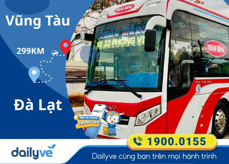 Vé xe từ Vũng Tàu đi Đà Lạt