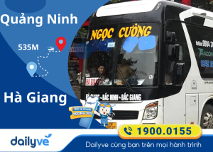 Vé xe từ Quảng Ninh đi Hà Giang