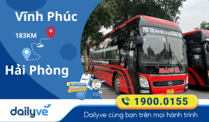 Vé xe Vĩnh Phúc đi Hải Phòng