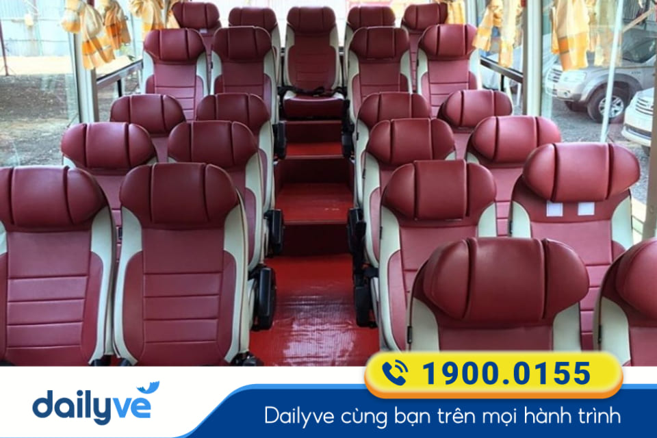 Xe 29 - 31 chỗ ngồi chạy tuyến Sài Gòn đi Cửa khẩu Mộc Bài