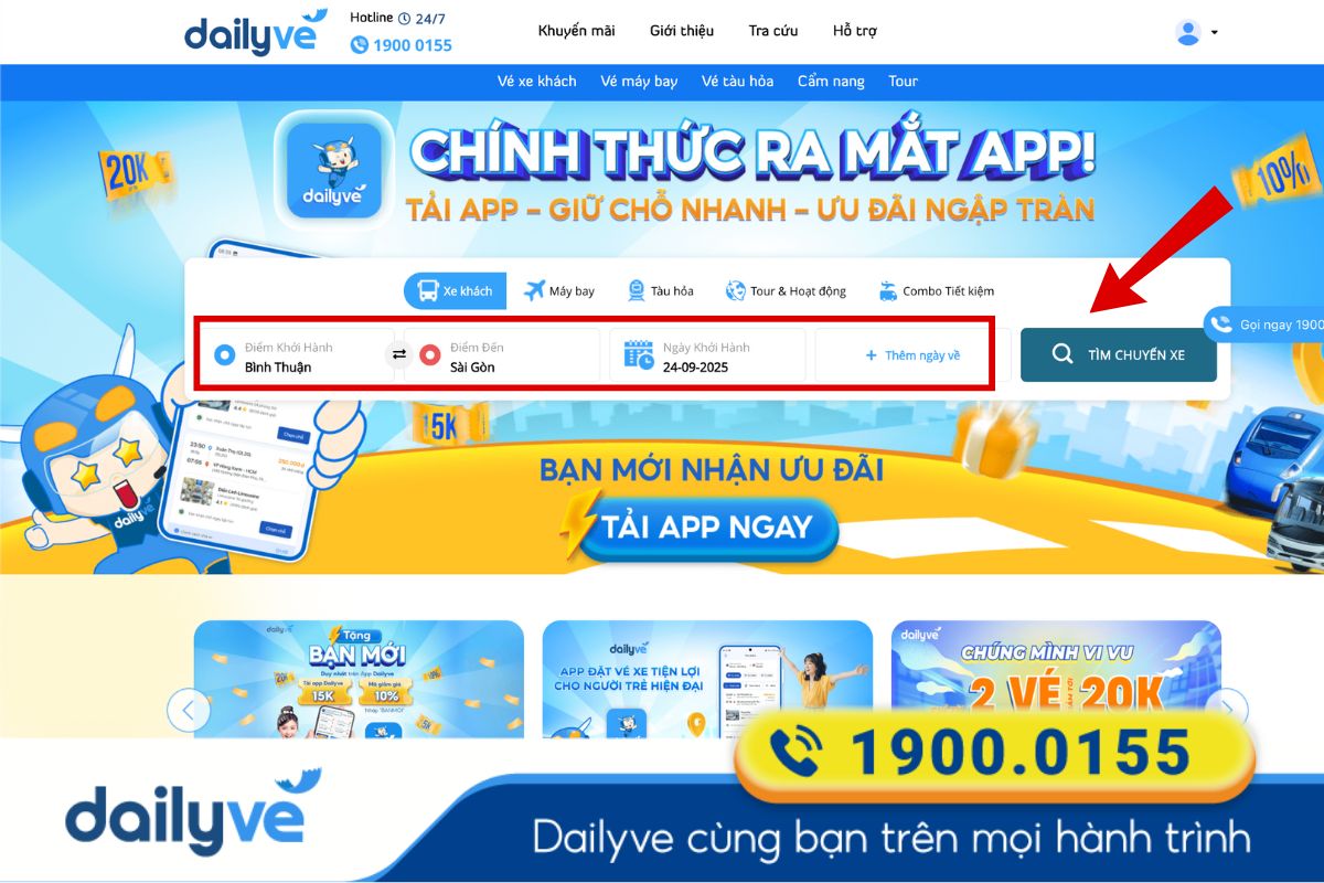 Xe Bình Thuận đi Sài Gòn