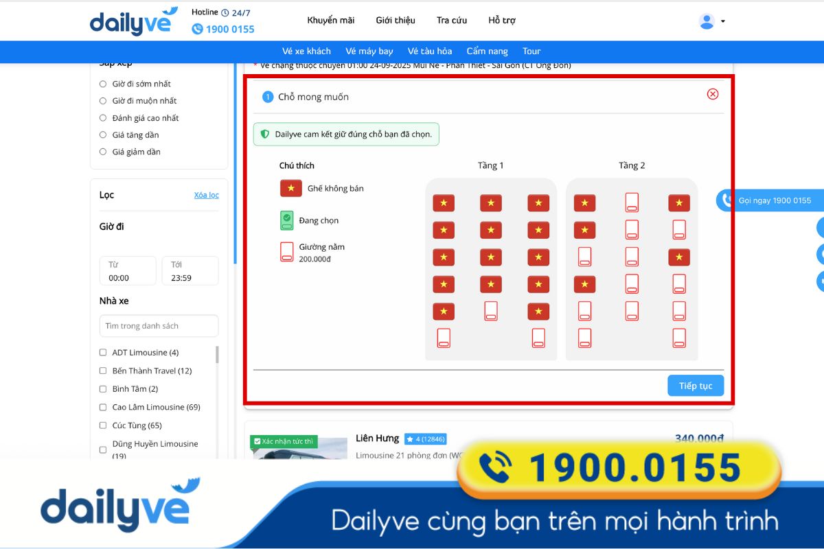 Xe Bình Thuận đi Sài Gòn