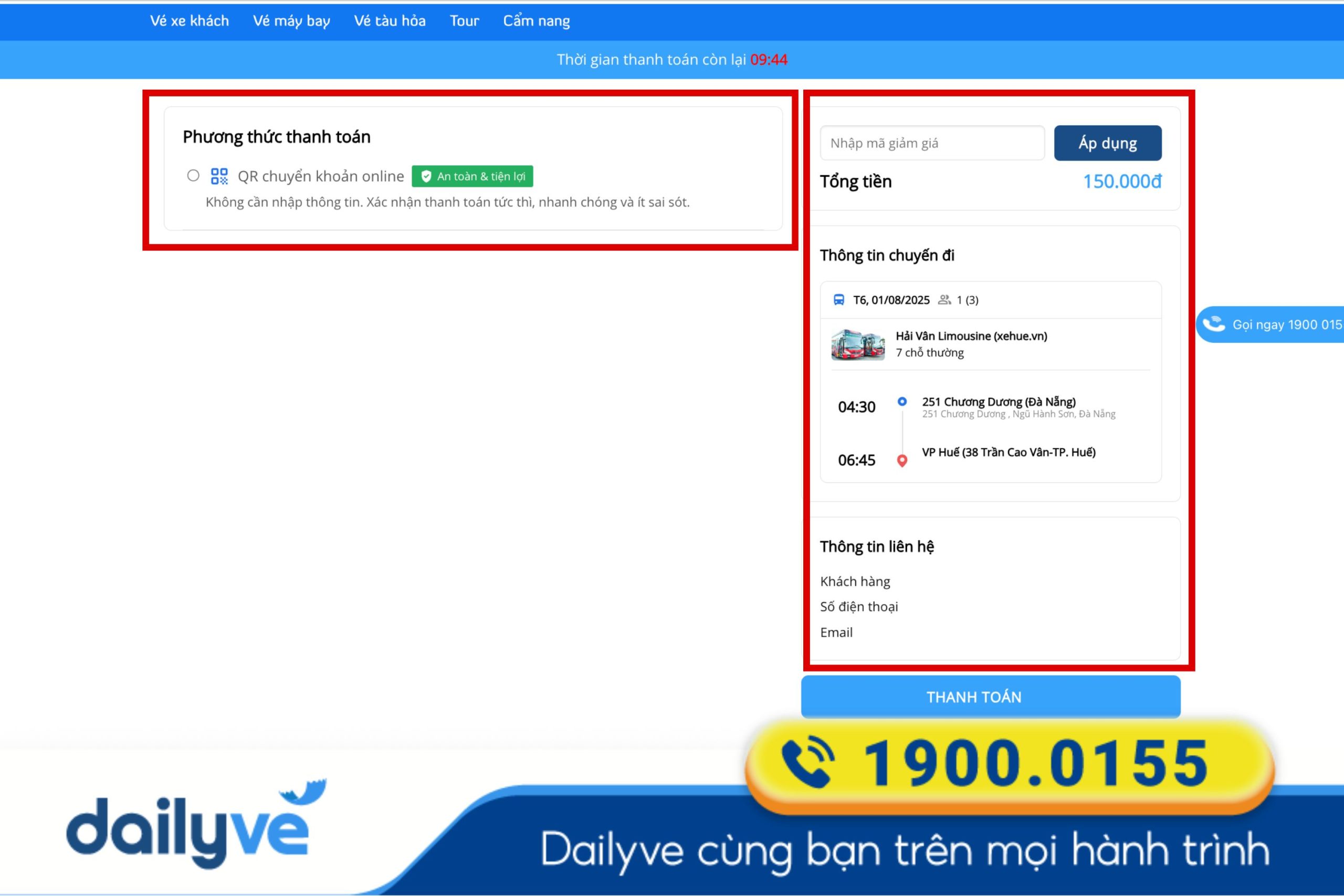 xe đà nẵng - huế