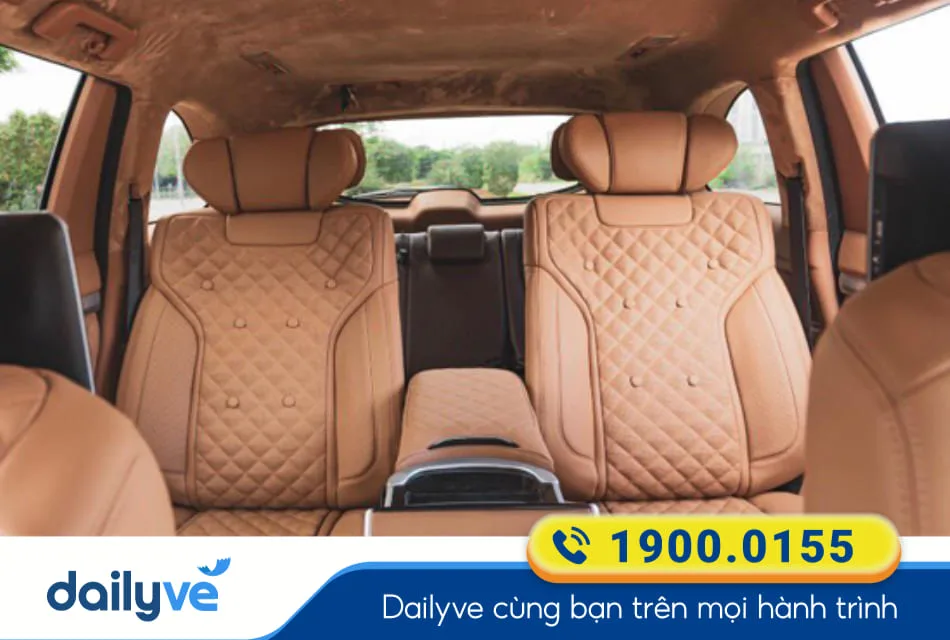 Xe ghế ngồi 4 chỗ tiện lợi, riêng tư