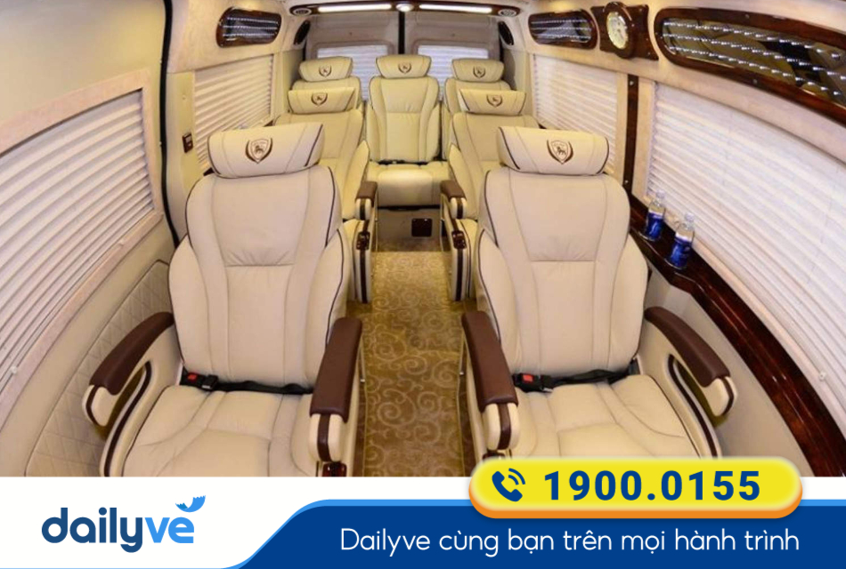 Xe ghế ngồi Limousine êm ái, sang trọng