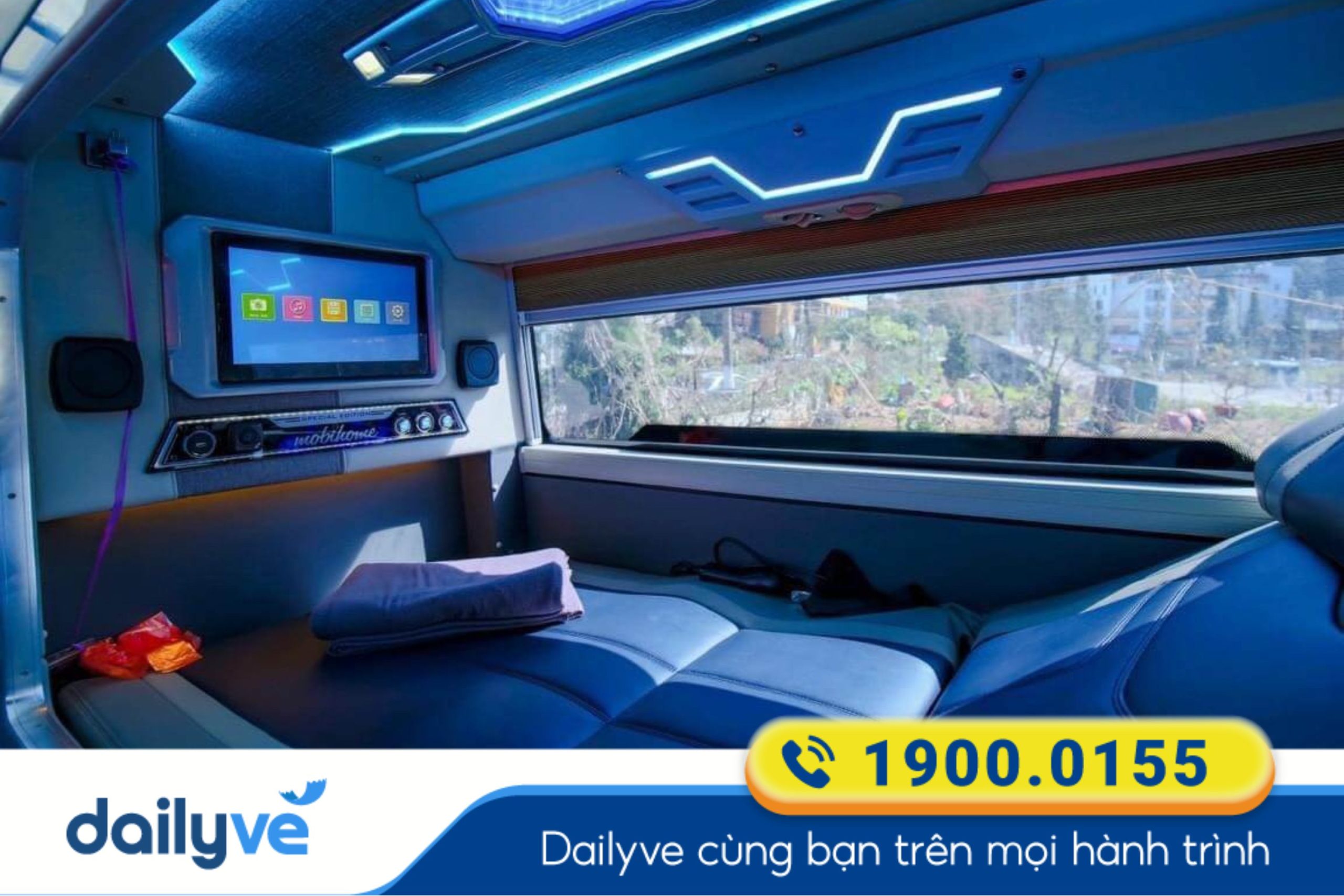 xe giường nằm đôi sài gòn đà lạt