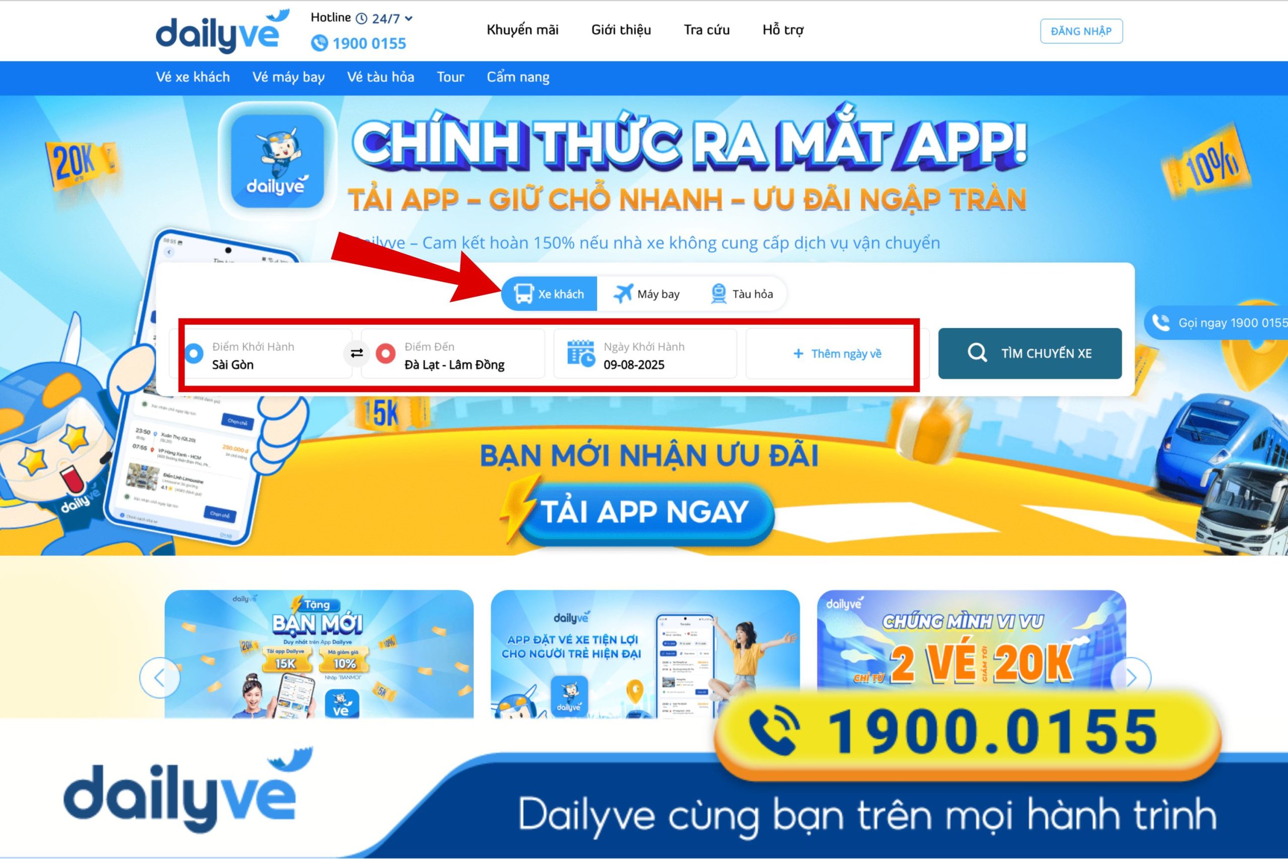 xe giường nằm đôi sài gòn đà lạt