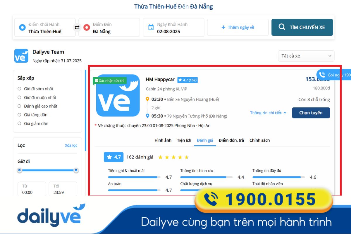 xe huế đà nẵng