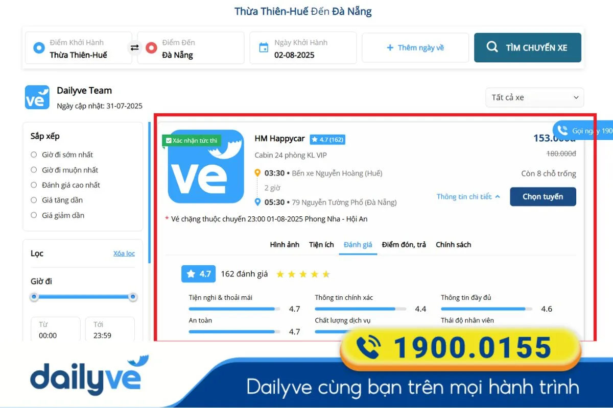 xe huế đà nẵng