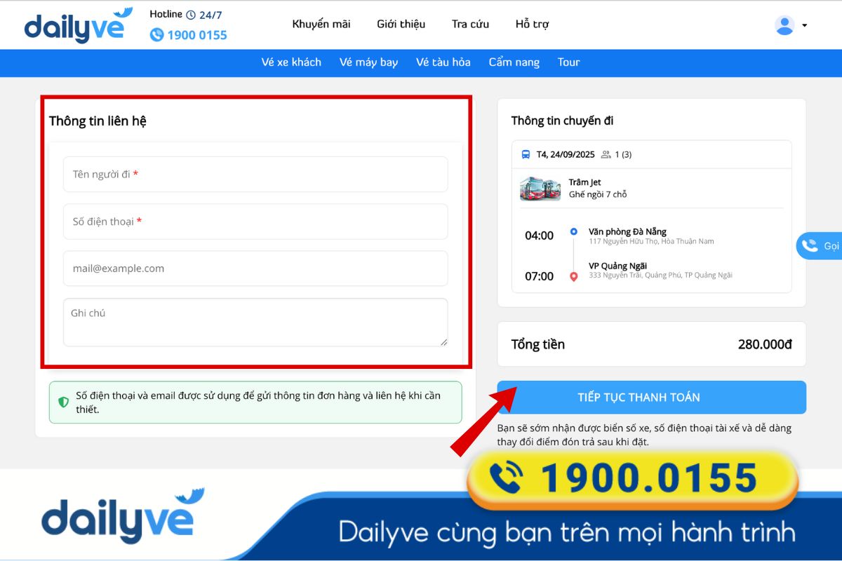 xe khách đà nẵng quảng ngãi