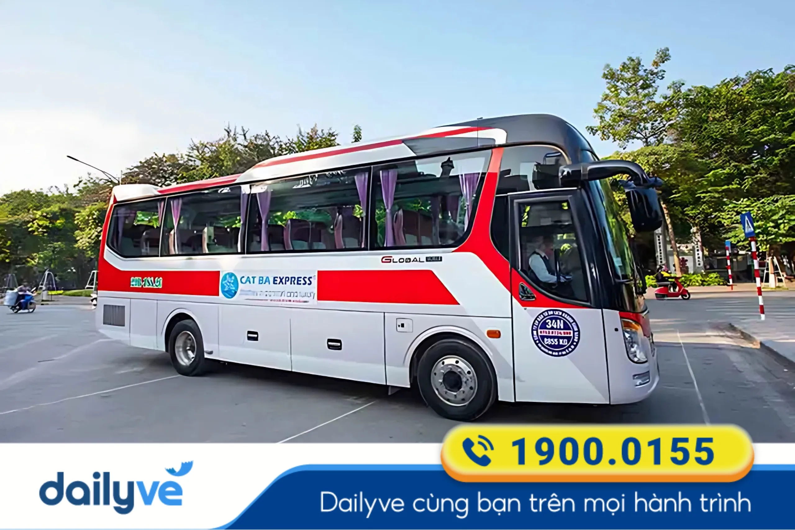 Xe Cát Bà Express từ Cát Hải đi Hà Nội
