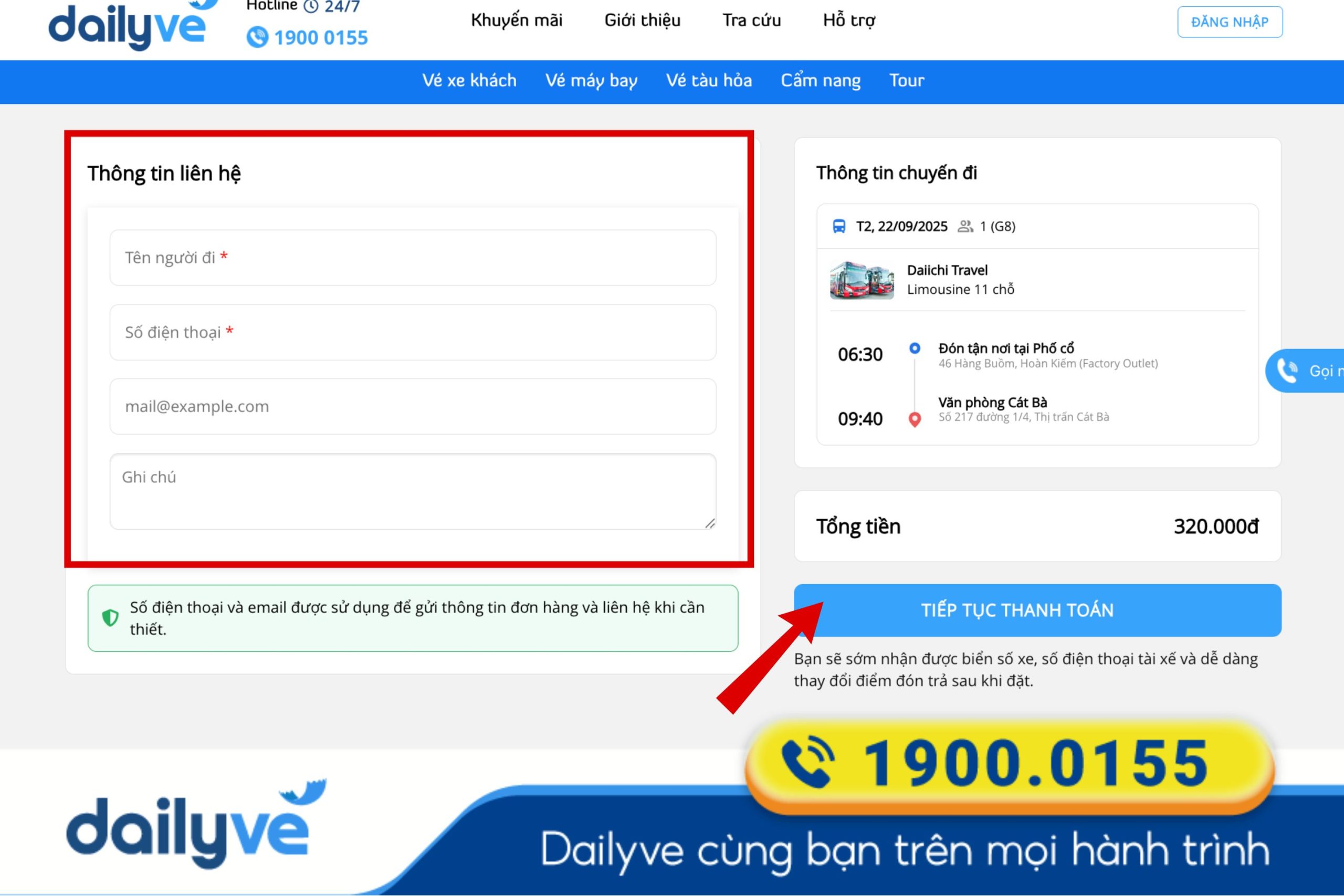 xe hà nội cát bà