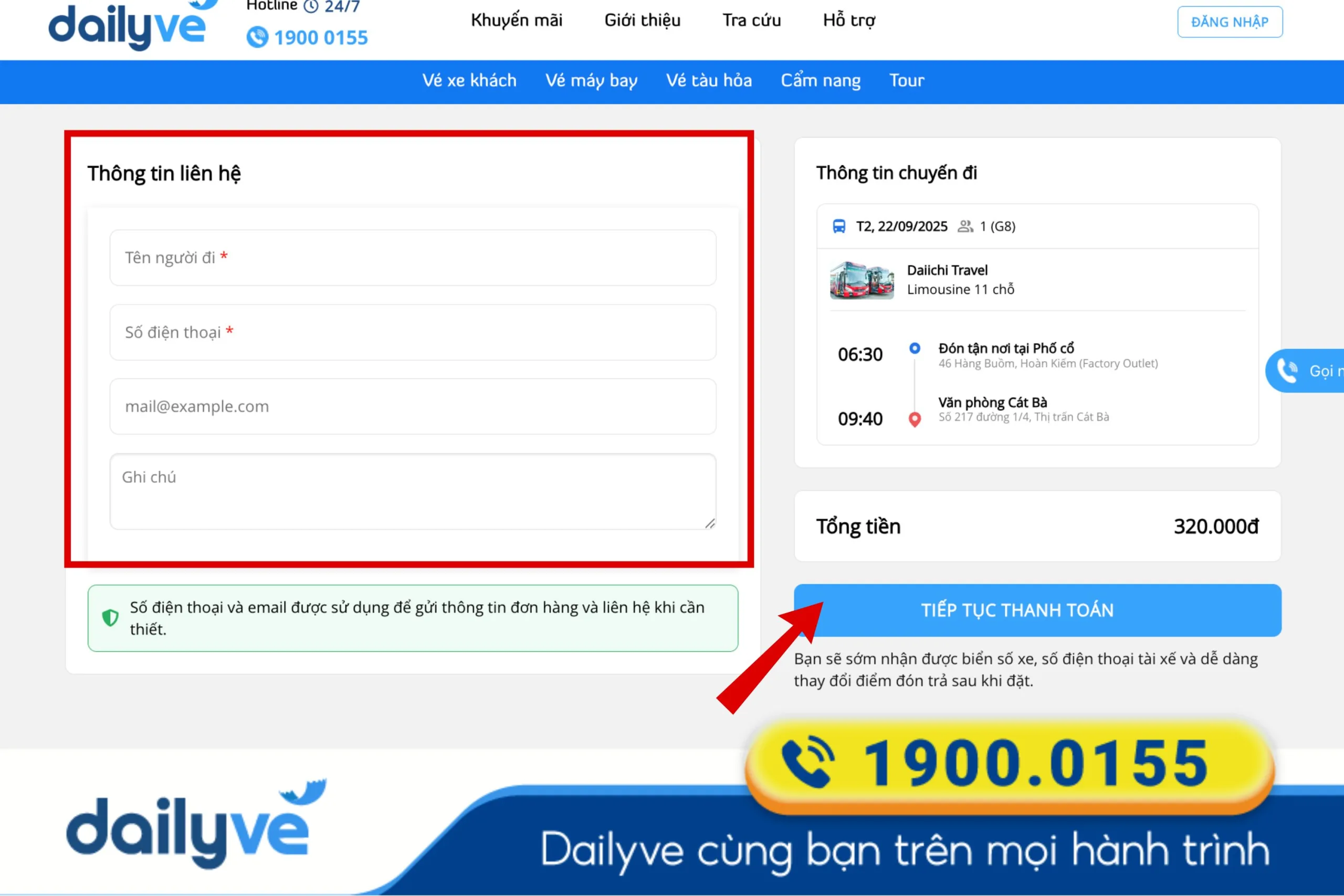 xe hà nội cát bà