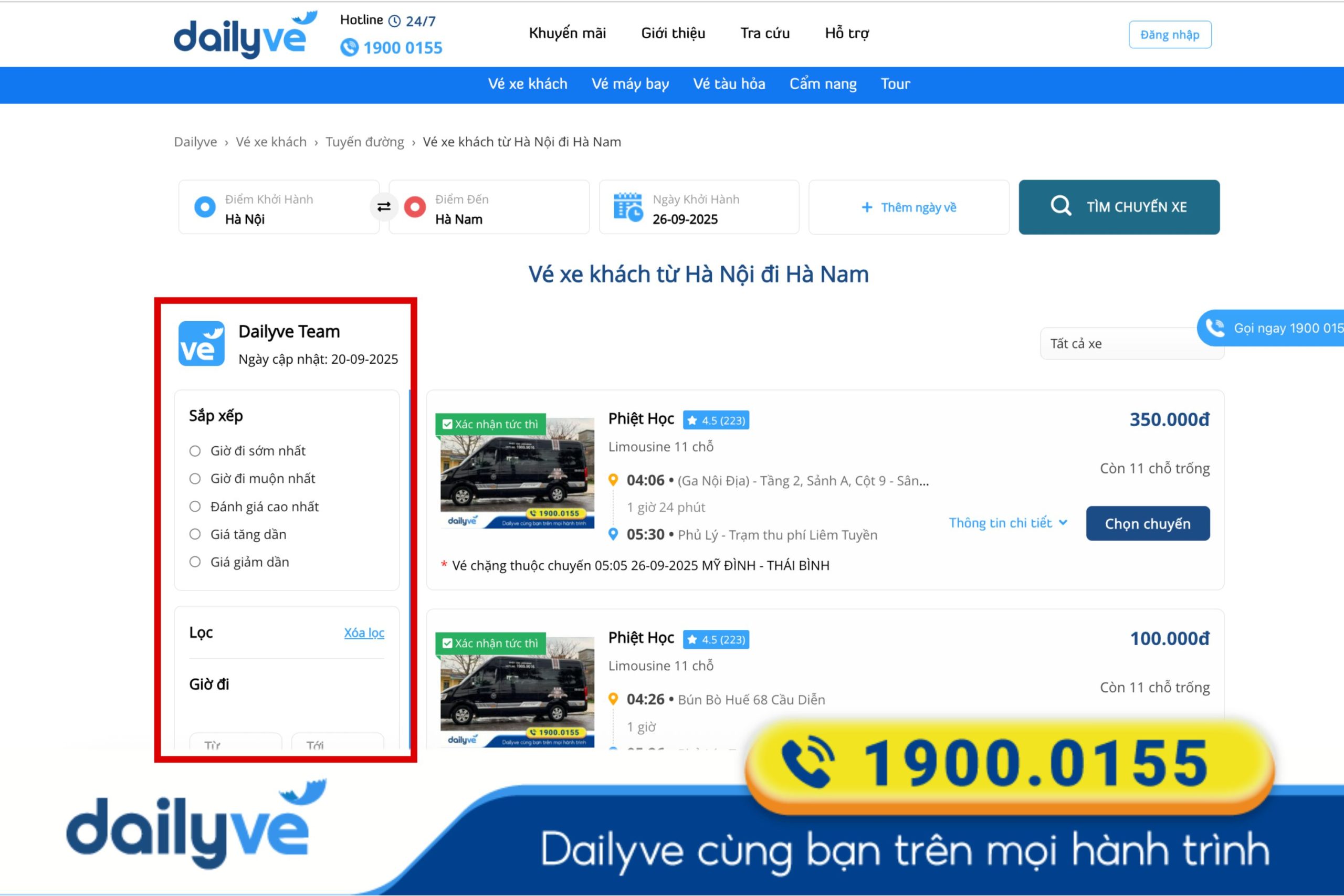 xe hà nội hà nam