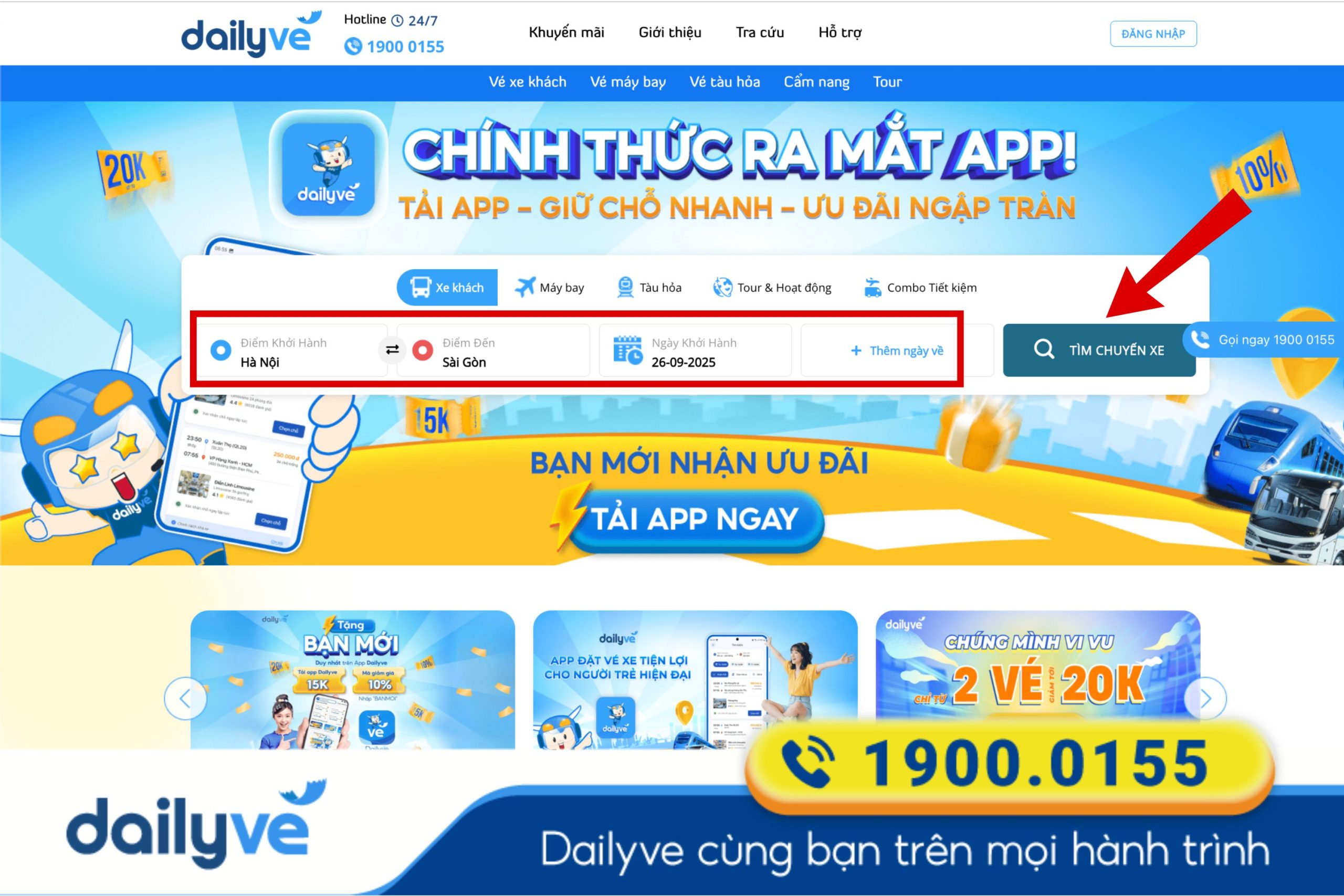 xe hà nội sài gòn