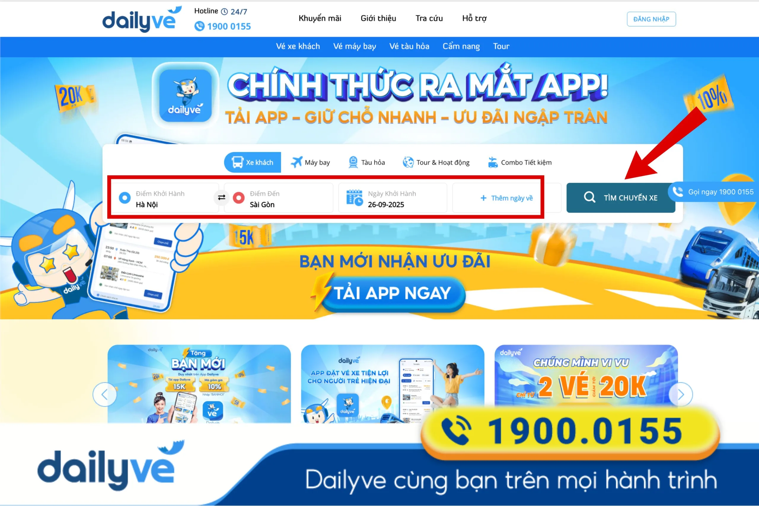 xe hà nội sài gòn