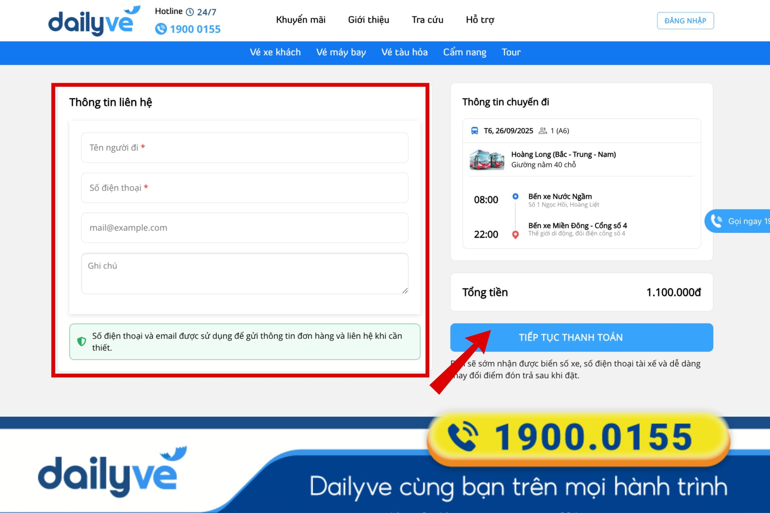 xe hà nội sài gòn