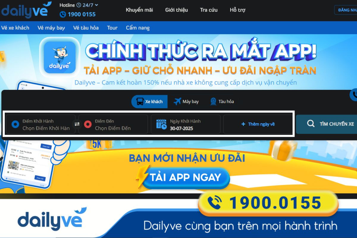 xe sài gòn hà nội