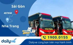 Vé xe khách từ Sài Gòn đi Nha Trang