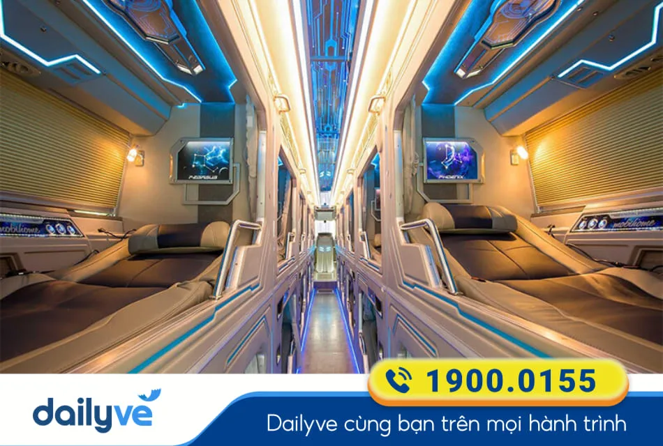Xe Limousine với không gian rộng rãi và thoải mái