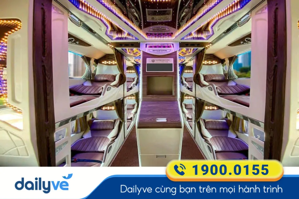 Xe Limousine 34 giường phòng êm ái