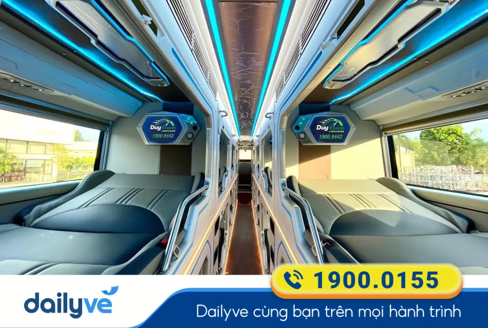 Xe giường nằm Limousine cung cấp dịch vụ tốt nhất cho chuyến đi