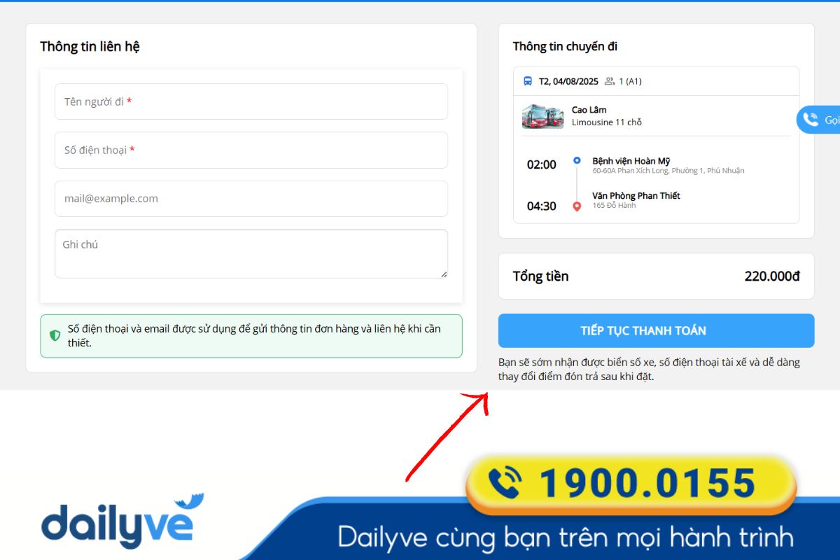 xe thái bình đi hà nội
