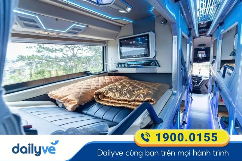 Xe giường nằm Limousine 22 phòng từ Hà Tĩnh đi Sân bay Vinh