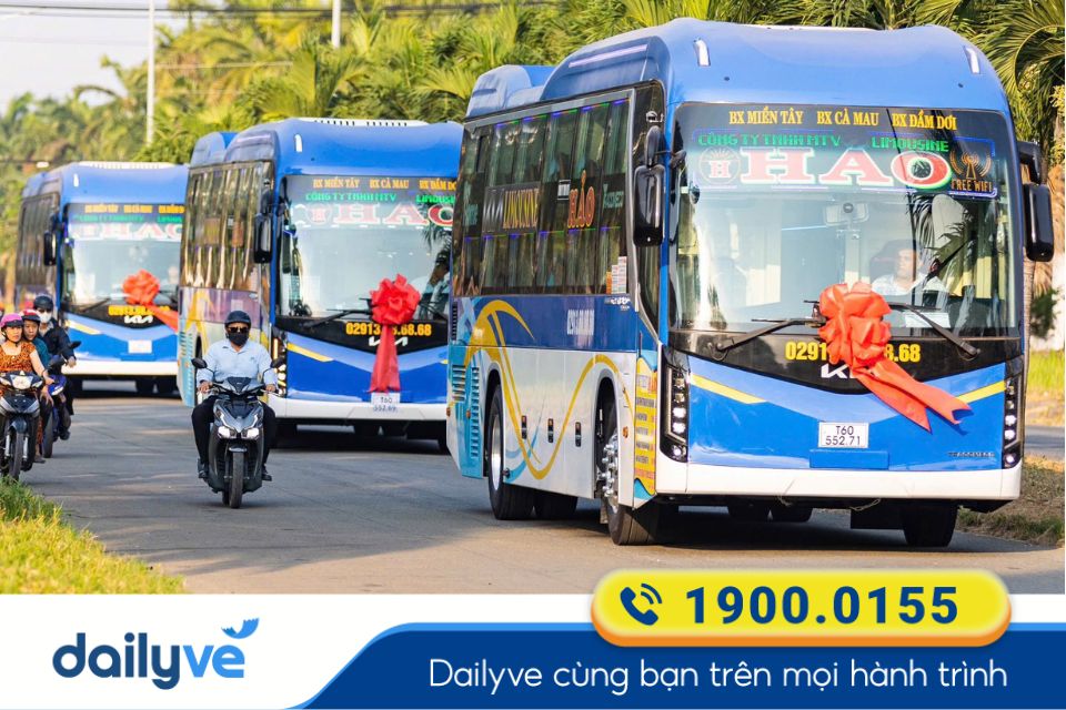 Nhà xe Hảo từ Năm Căn đi Cái Răng