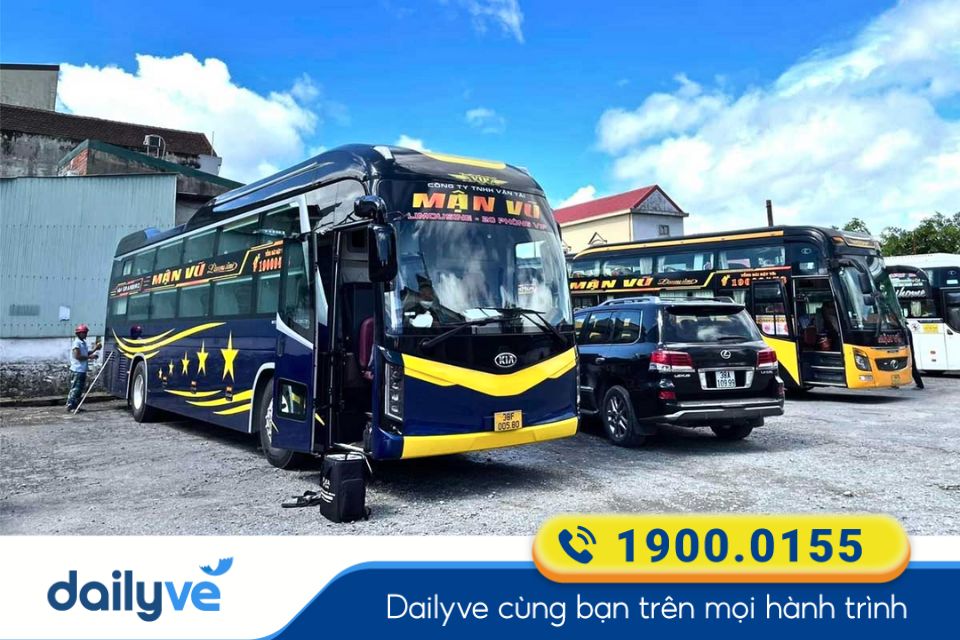 Nhà xe Mận Vũ từ Hà Nội đi Kỳ Anh