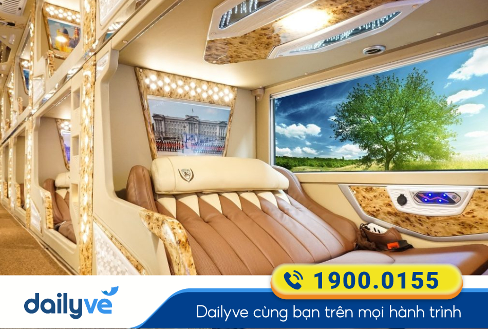 Giường nằm Limousine hiện đại và sang trọng
