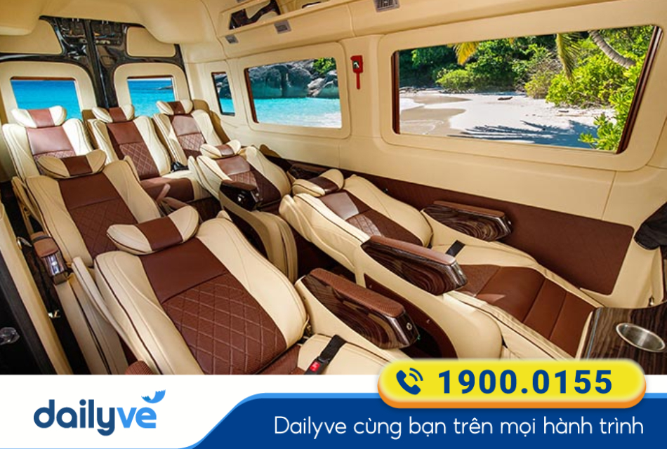 Ghế ngồi Limousine an và thoải mái cho mọi chuyén đi của bạn