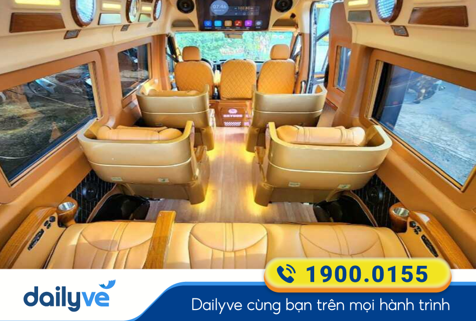 Ghế Limousine tiện lợi và sang trọng