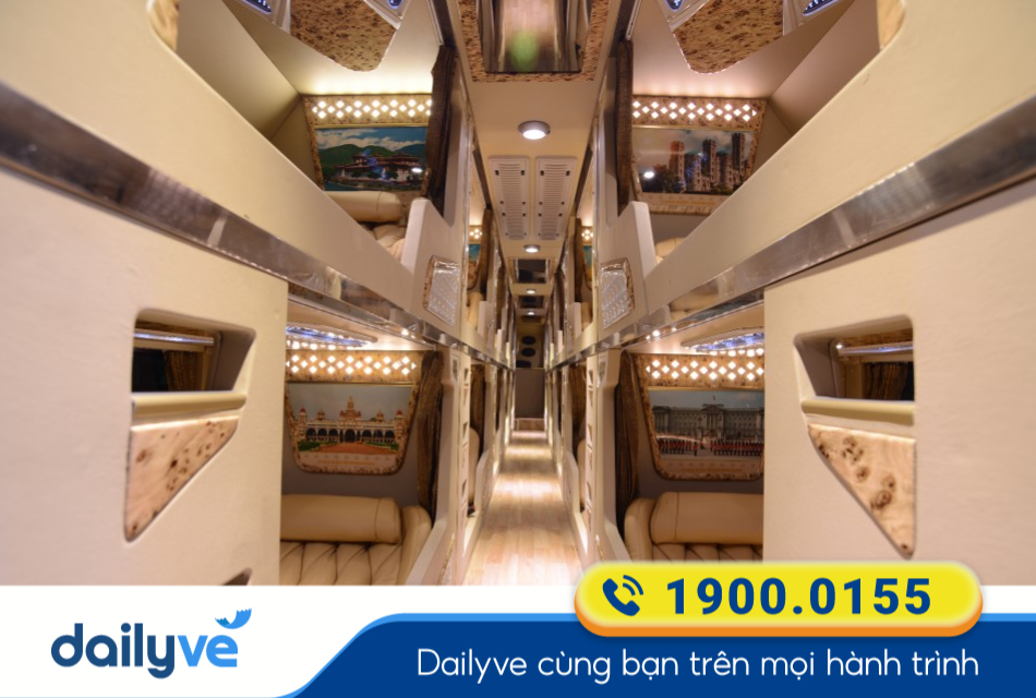 Giường nằm Limousine chất lượng và đầy đủ tiện nghi