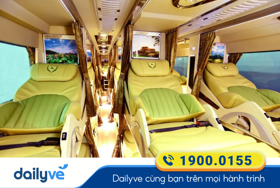 Tiện ích xe giường Limousine sang trọng và tiện nghi